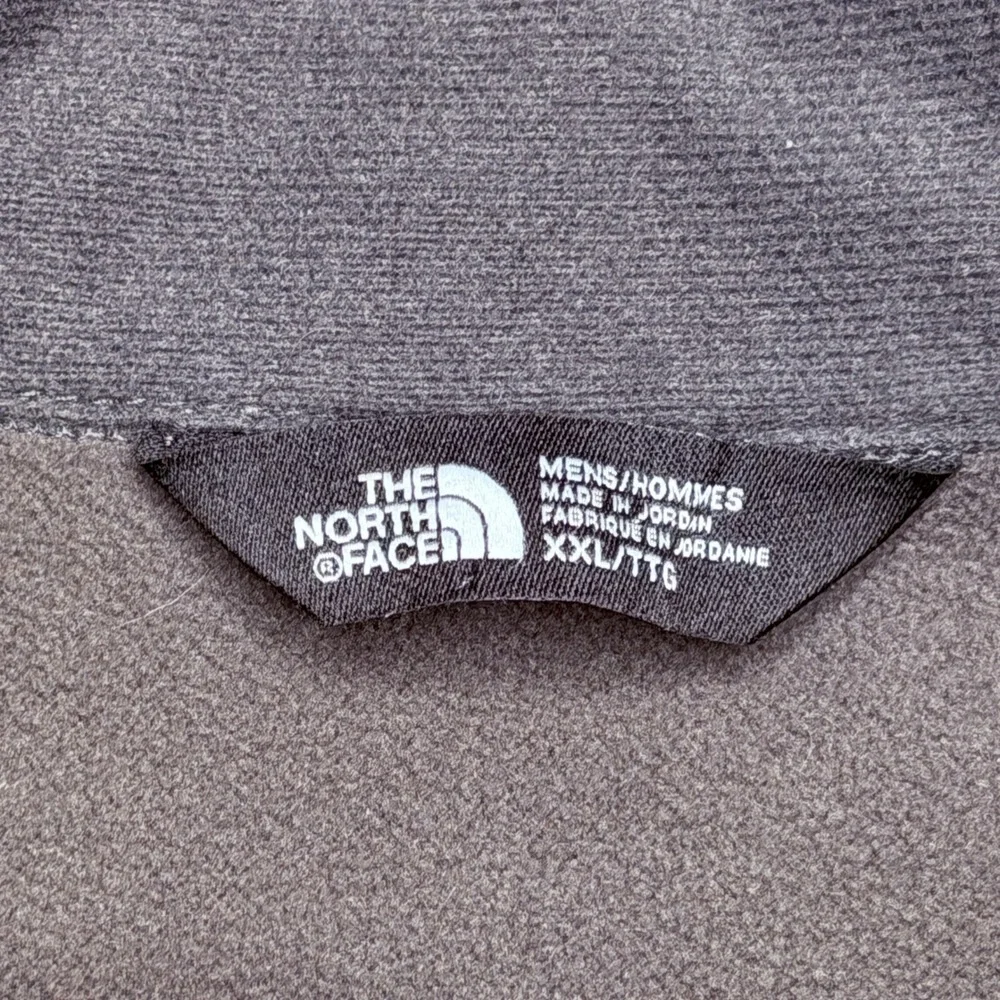 The North Face 1/4 Zip Pullover Mens XXL Gray Heather J.B. Hunt Logo Pockets